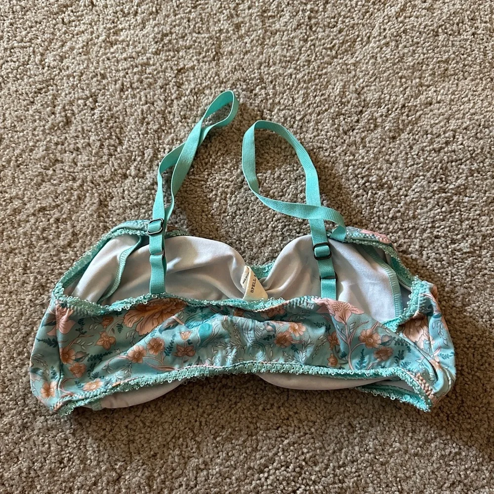 Spell Blue Seashell Bralette EUC - Picture 4 of 5